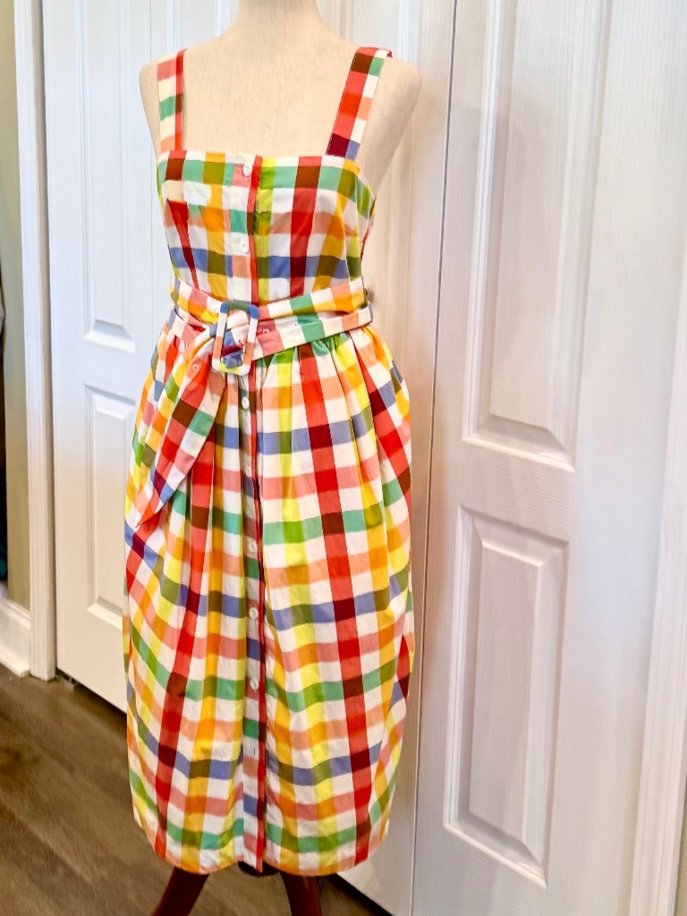 The Christopher John Rogers Gingham Dress, size 6